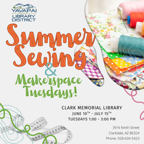Summer Sewing Class Flyer