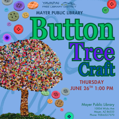 Button Tree Craft flyer
