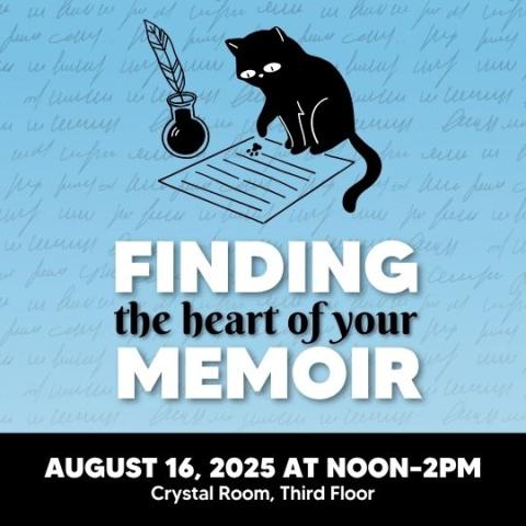 event poster with a cat
