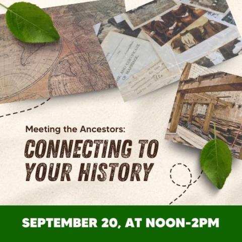 event poster with papers