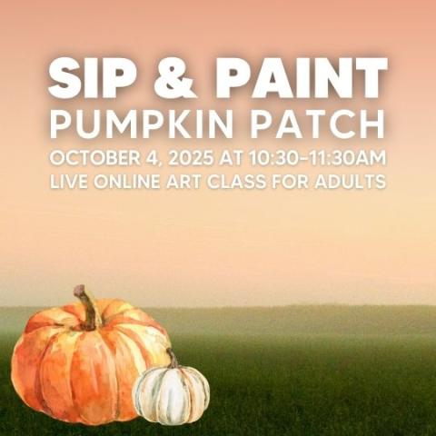 event poster with pumpkins