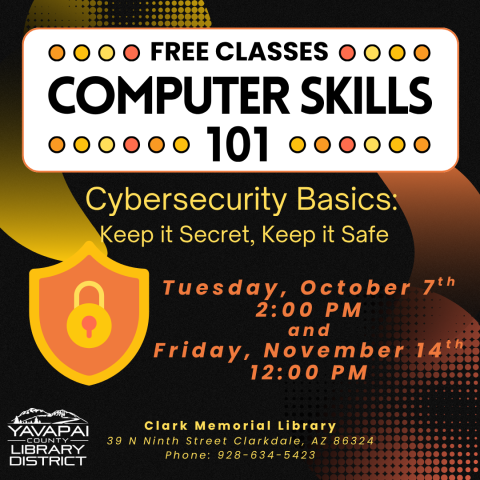 Flyer for Cybersecurity Classes