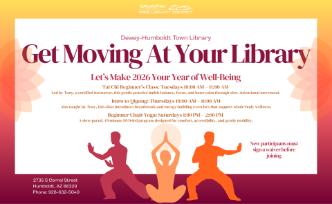 Get Moving at The Dewey-Humboldt Town Library