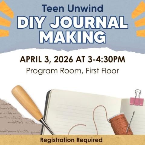 DIY Journal Making flyer