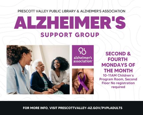 event poster with people talking