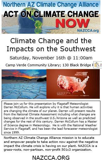 Climate Change Impacts on The Southwest