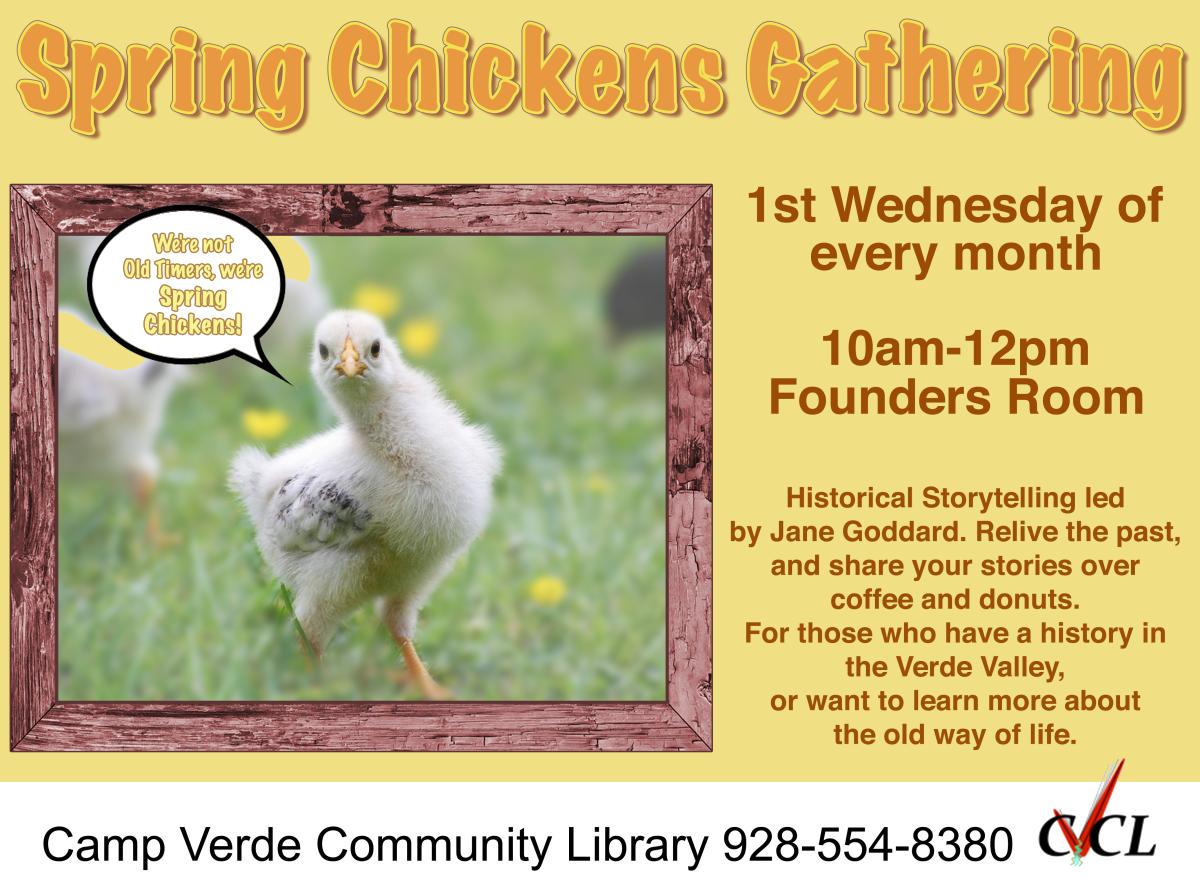 Spring Chickens Flyer