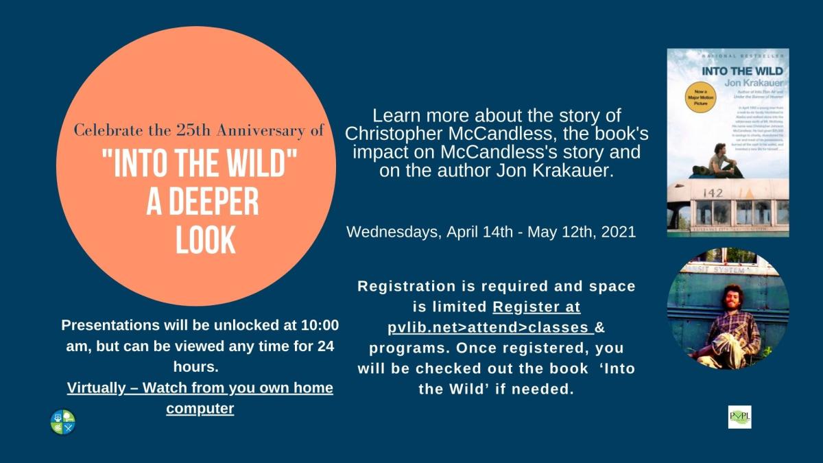 Prescott Valley Public Library – New Event – Prescott Valley Public Library Presents: ‘Into the Wild’ A Deeper Look