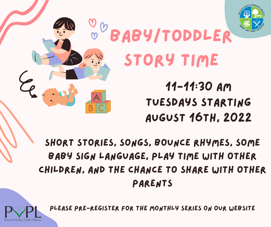 baby and toddler time flyer