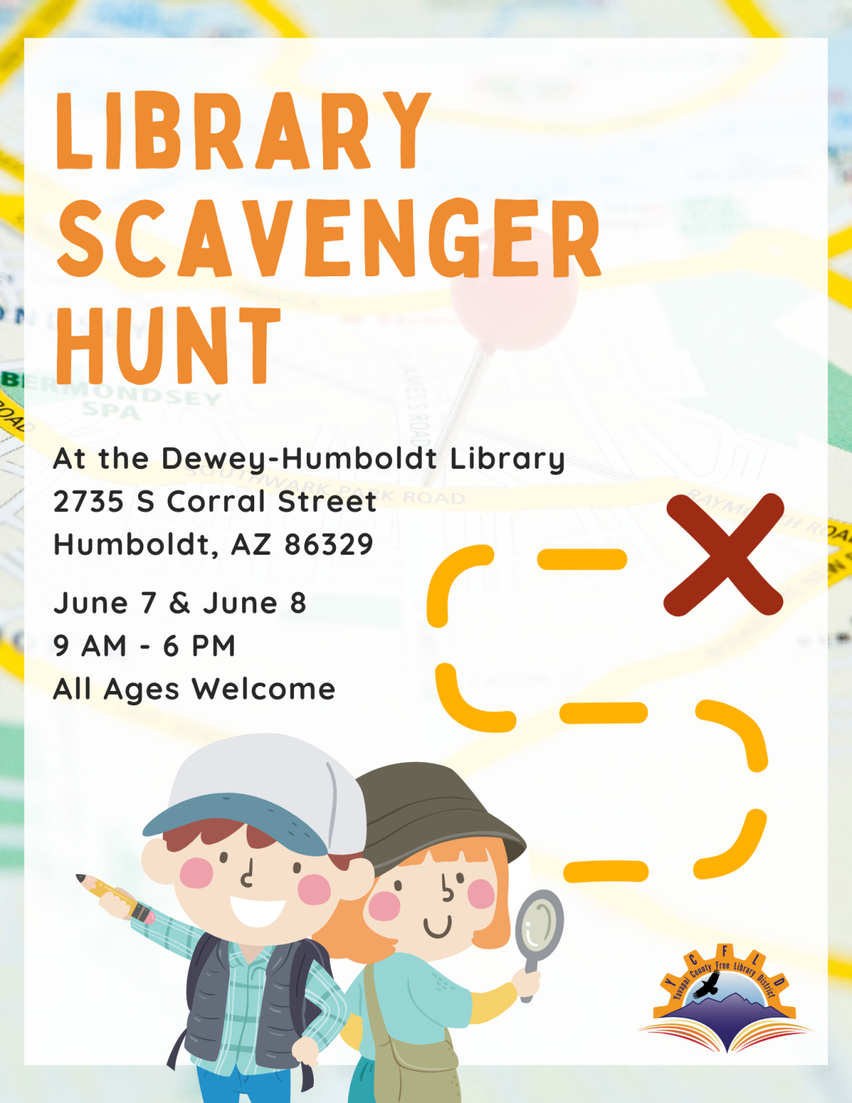 Library Scavenger Hunt Flyer