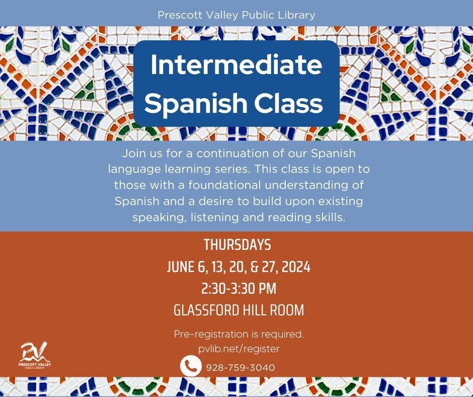 intermediate Spanish class June 6, 2024