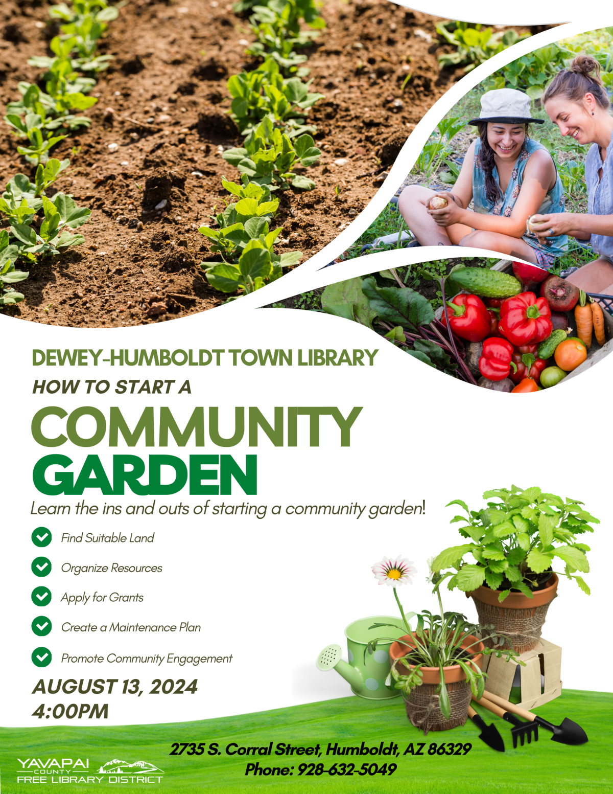 Learn the ends and outs of starting a community garden!