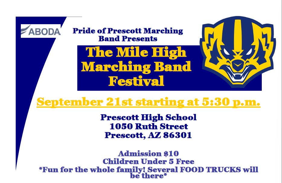 Prescott Mile High Marching Band Festival