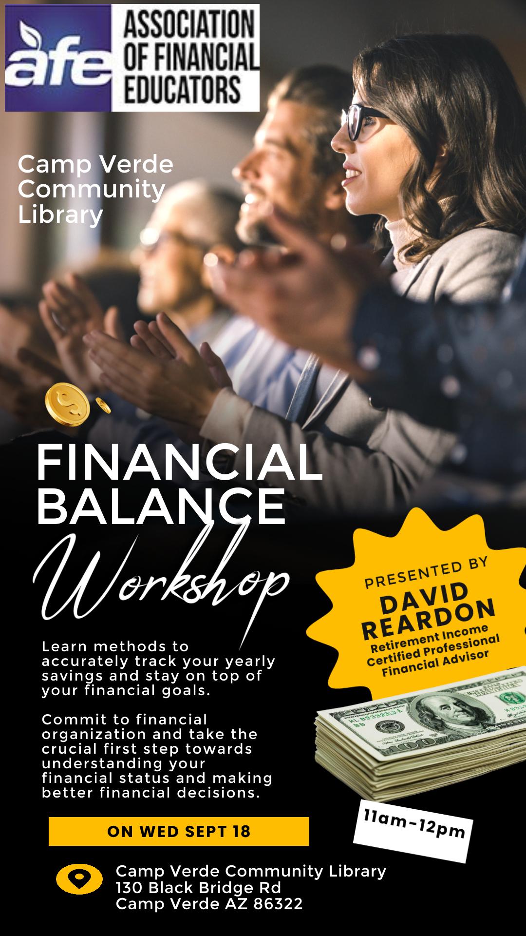 Financial workshop flyer