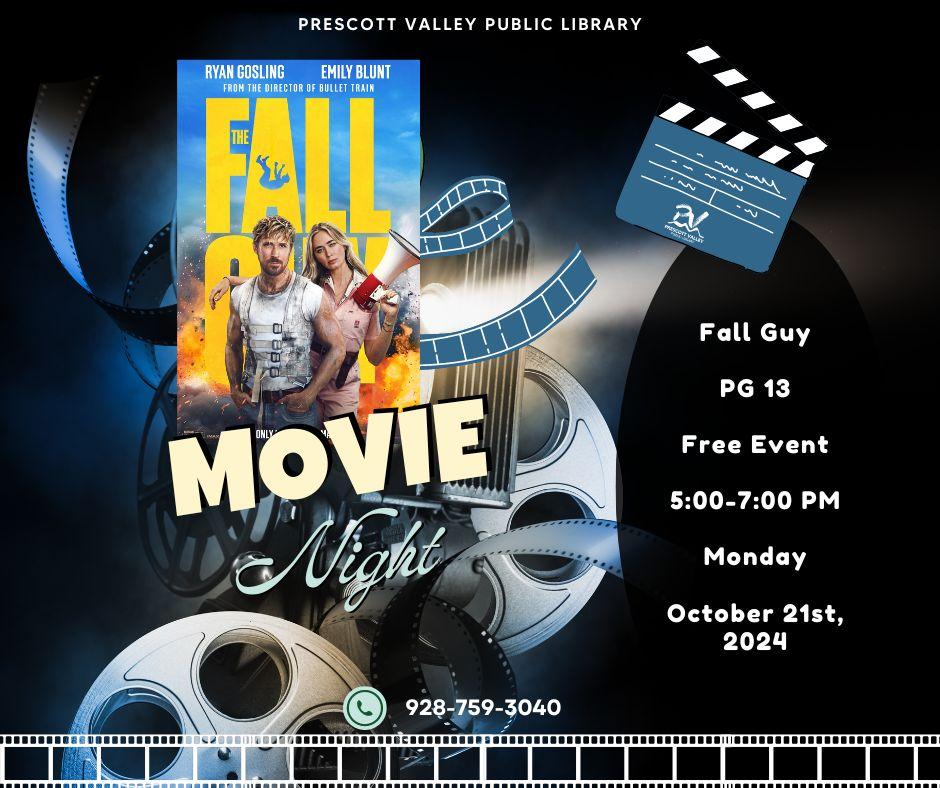 event poster with movie poster for fall guy background images are film reels