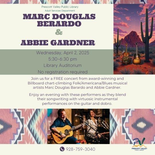 event poster with pictures of musicians performing