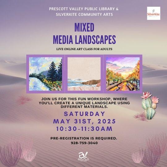 event poster with 3 pictures of landscapes