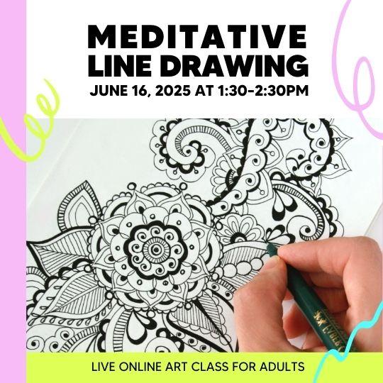 event poster with line drawing