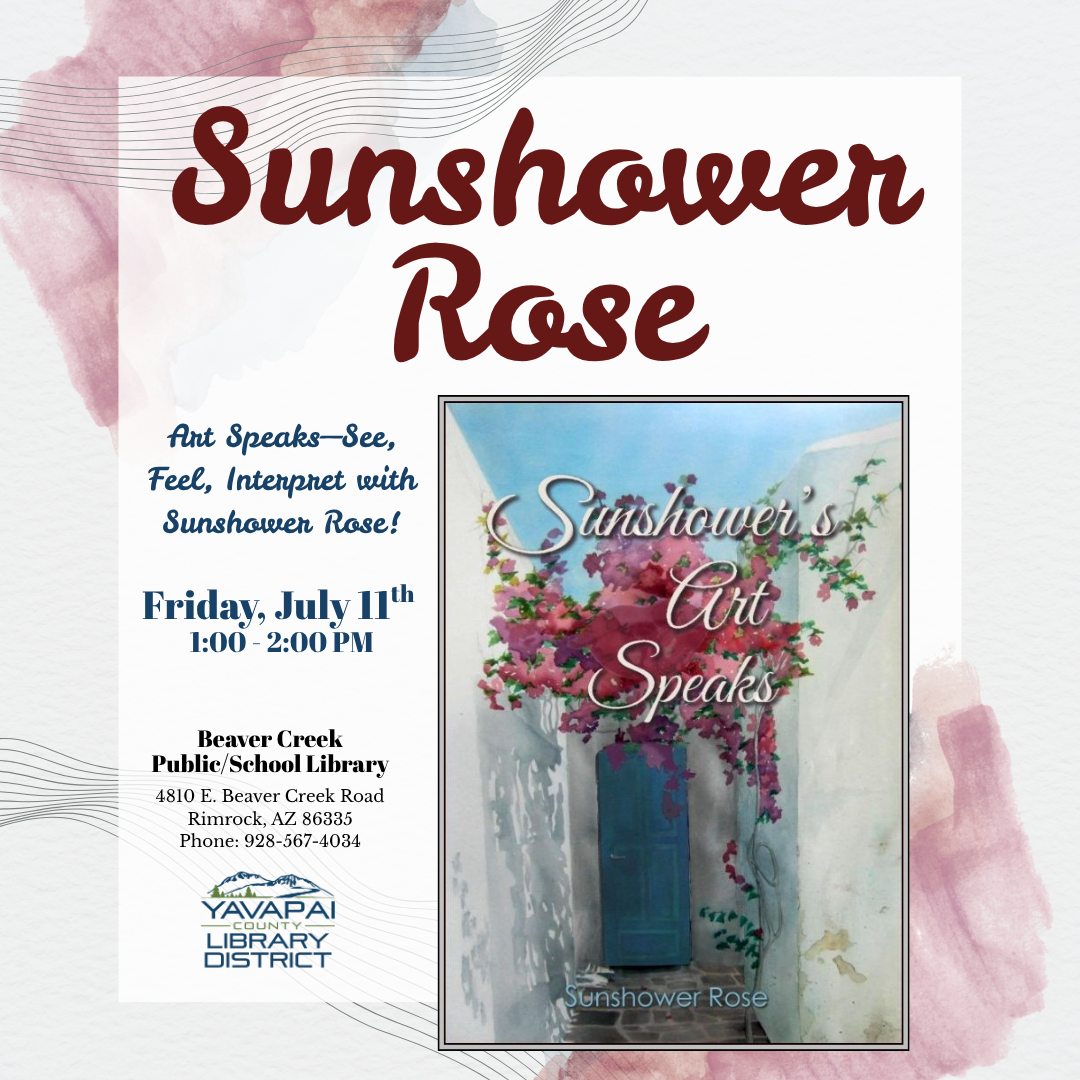 Sunshower Rose's Book Talk & Reading 