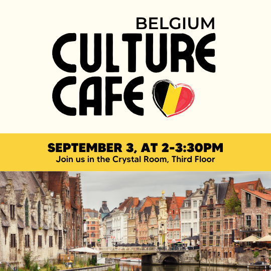 Teen Culture Café: Belgium with a photo of Belgium.
