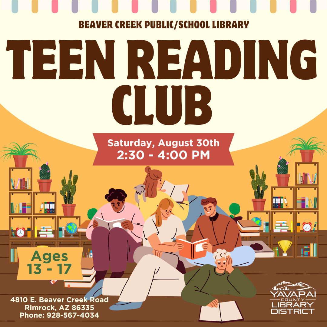 Teen Reading Club Kick-Off & Registration