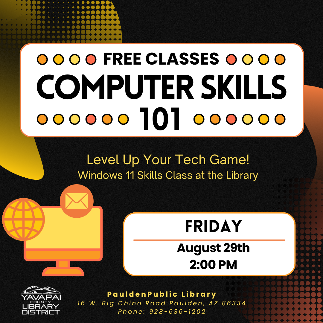 Free Classes: Computer Skills 101
