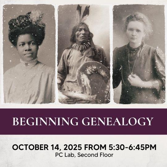 event poster with photos of people 