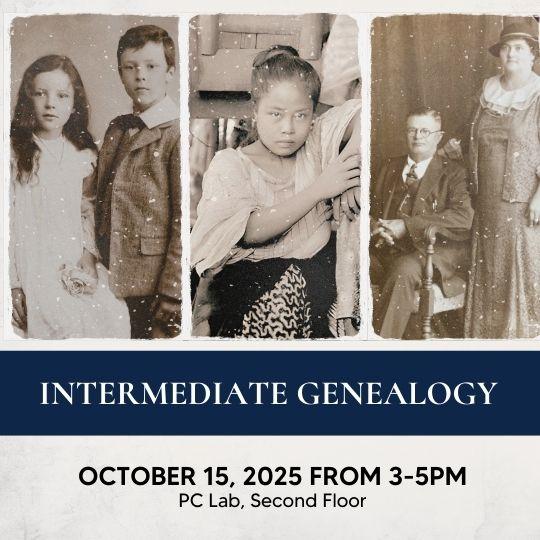 event poster with photos of people