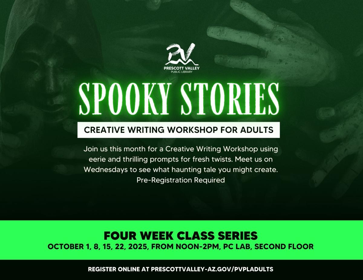 event poster with green hands in background