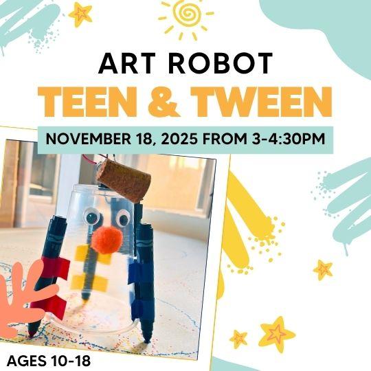Art Robot with photo of the steam project.