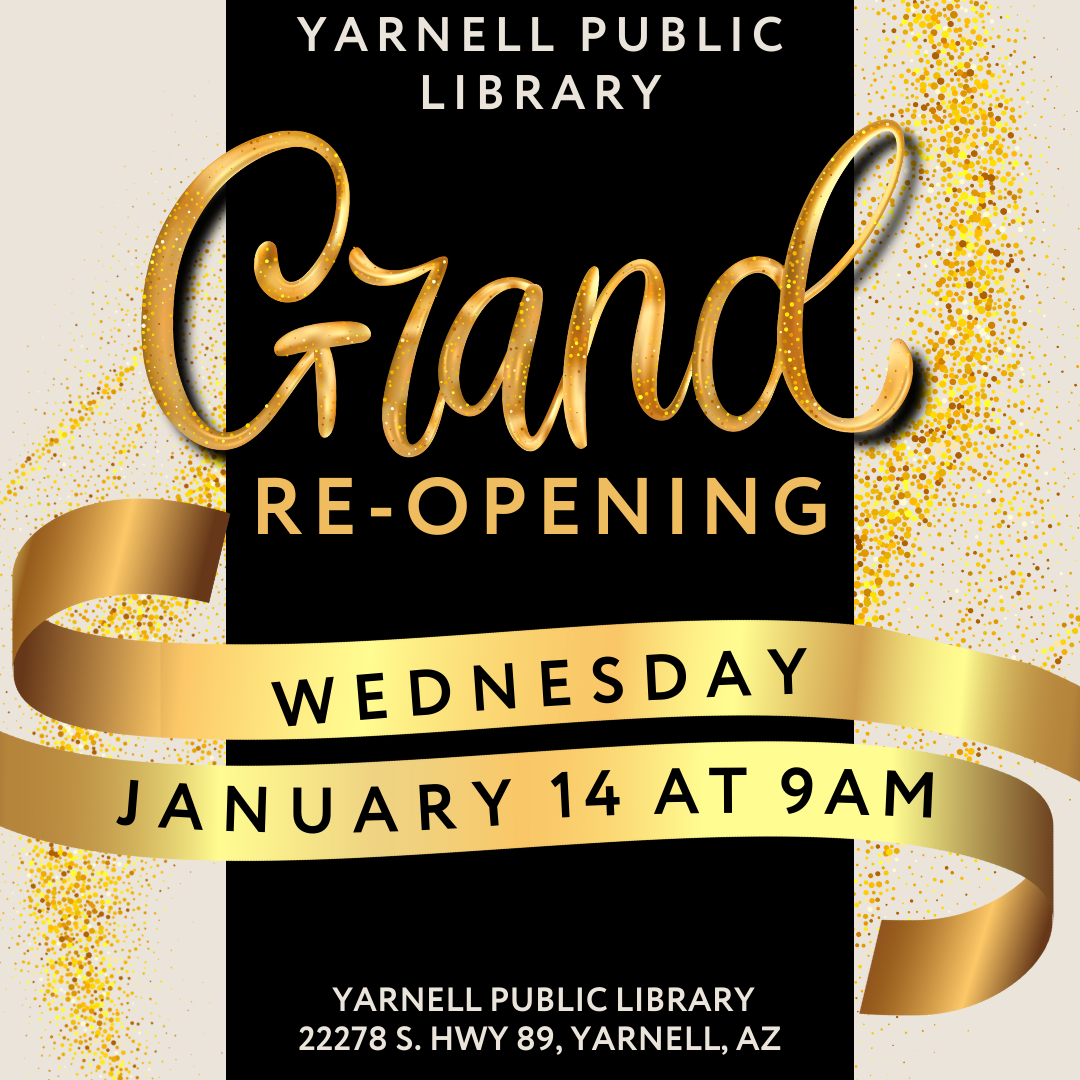 Ribbon with Text: Grand Re-Opening