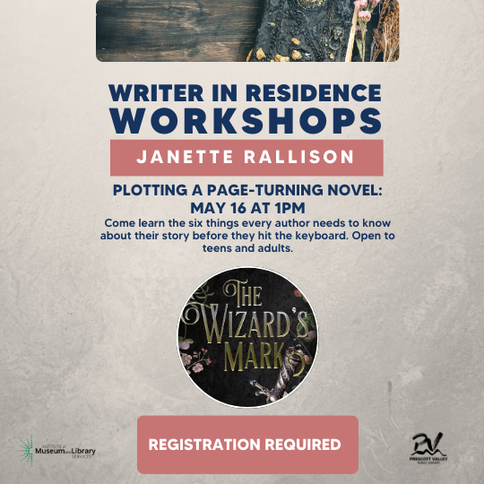Writer in Residence Workshop Page-Turning Novel